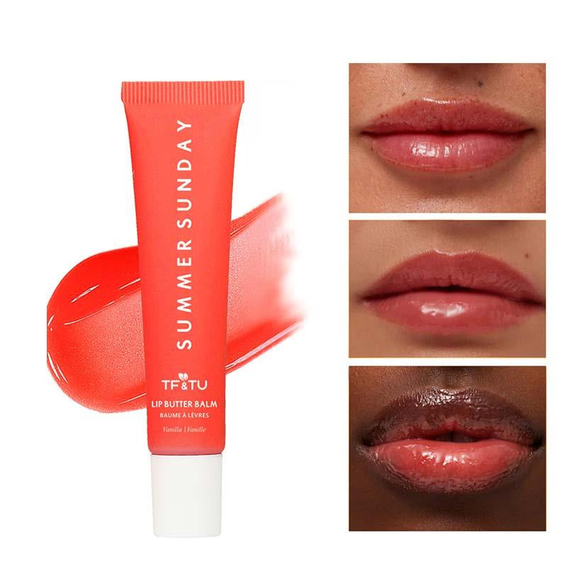 Lip Butter Balm - Conditioning Lip Mask and Lip Balm for Instant Moisture, Clear Jelly Yummy Tint Lip Stain, Long Lasting Hydrating Glow Reviver Lip Care Oil, Shine and Hydration - Sheer-Tinted, Soothing Lip Car