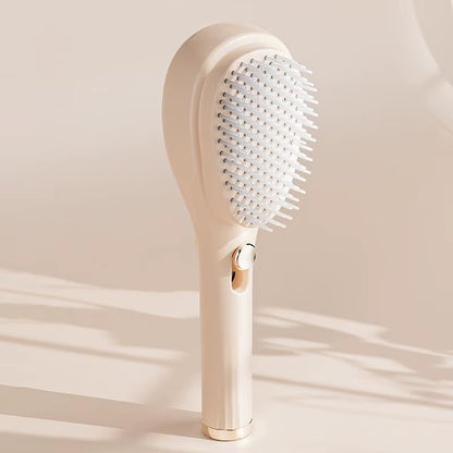 Self-Cleaning Hair Brush Massage Brush Portable Telescopic Hair Brush Anti-Static Scalp Detangling Comb Hairdressing Accessories