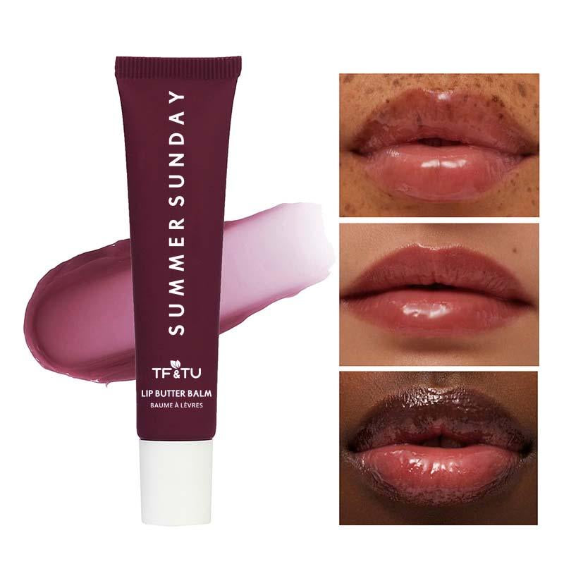 Lip Butter Balm - Conditioning Lip Mask and Lip Balm for Instant Moisture, Clear Jelly Yummy Tint Lip Stain, Long Lasting Hydrating Glow Reviver Lip Care Oil, Shine and Hydration - Sheer-Tinted, Soothing Lip Car