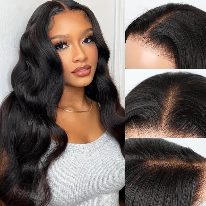 9X6 Glueless Wig Human Hair Ready to Wear Pre-Cut Lace Ready and Go Glueless Wigs Straight Lace Front Human Hair Wig for Women