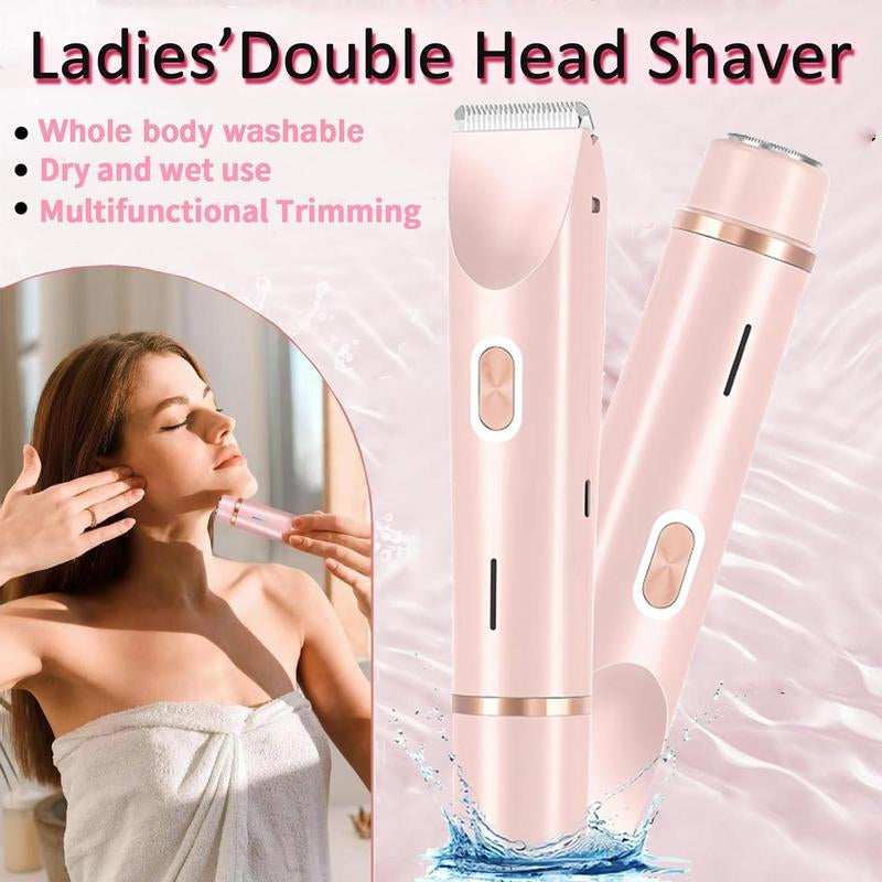 Electric Hair Trimmer, 1 Box Waterproof USB Rechargeable Electric Shaver, Portable Body and Facial Hair Removal Tool for Legs, Face, Arms, Facial Hair Removers, Hair Trimmer Tools