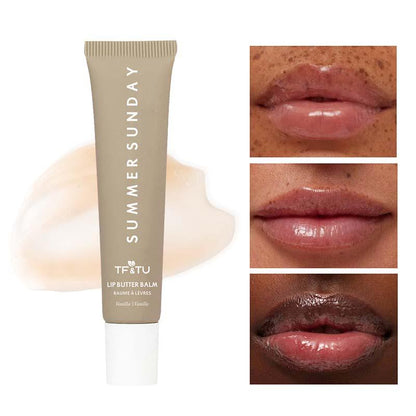 Lip Butter Balm - Conditioning Lip Mask and Lip Balm for Instant Moisture, Clear Jelly Yummy Tint Lip Stain, Long Lasting Hydrating Glow Reviver Lip Care Oil, Shine and Hydration - Sheer-Tinted, Soothing Lip Car